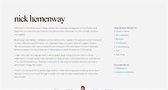 Desktop Screenshot of nickhemenway.com